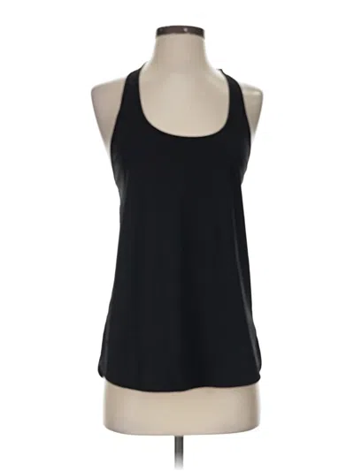 Pre-owned Lululemon Athletica Tank Top Black Halter Neckline Tops