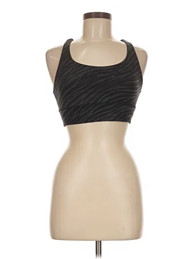 Pre-owned Lululemon Athletica Tank Top Black Halter Neckline Tops