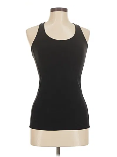 Pre-owned Lululemon Athletica Tank Top Black Halter Neckline Tops