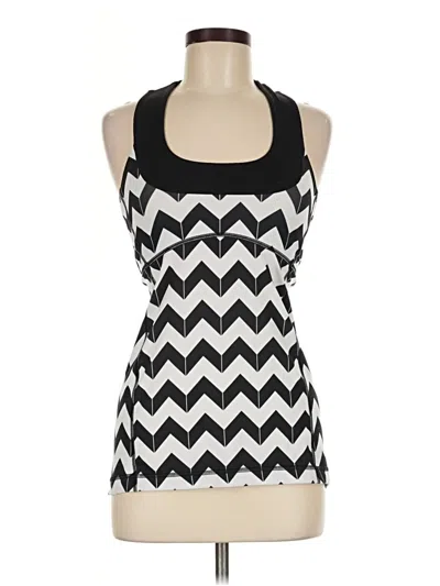 Pre-owned Lululemon Athletica Tank Top Black Halter Neckline Tops