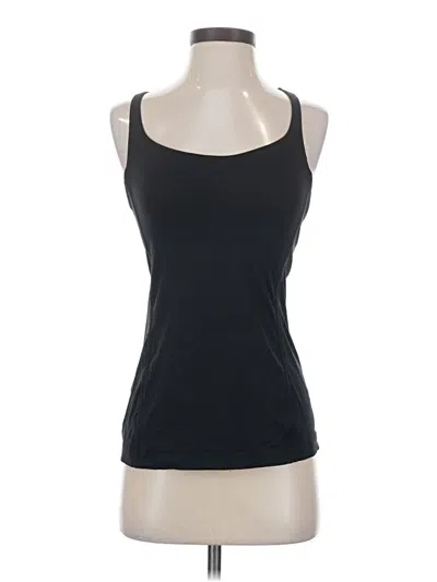 Pre-owned Lululemon Athletica Tank Top Black Halter Neckline Tops