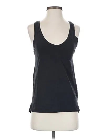 Pre-owned Lululemon Athletica Tank Top Black Halter Neckline Tops