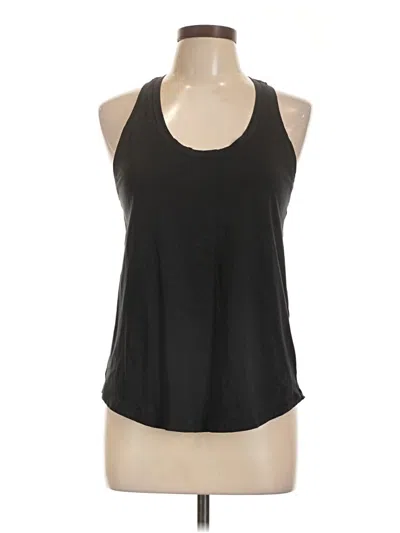 Pre-owned Lululemon Athletica Tank Top Black Halter Neckline Tops