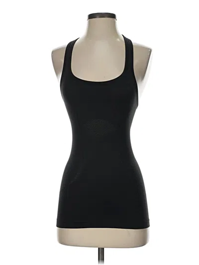 Pre-owned Lululemon Athletica Tank Top Black Halter Neckline Tops