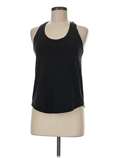 Pre-owned Lululemon Athletica Tank Top Black Halter Neckline Tops