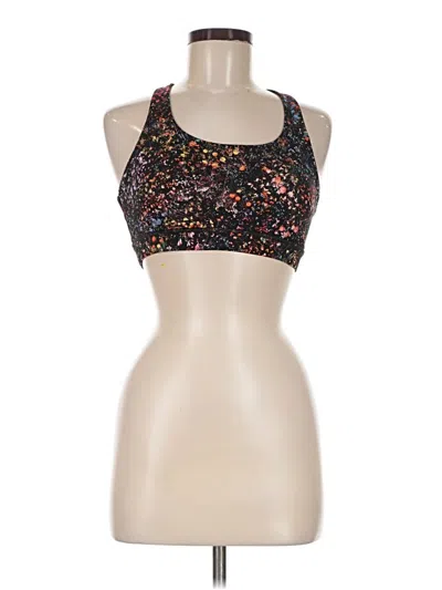 Pre-owned Lululemon Athletica Tank Top Black Halter Neckline Tops