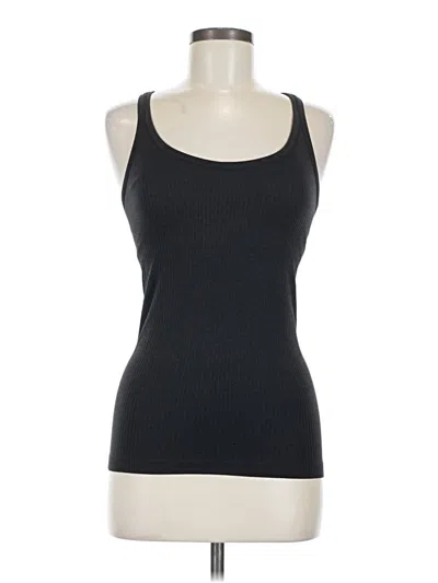 Pre-owned Lululemon Athletica Tank Top Black Halter Neckline Tops
