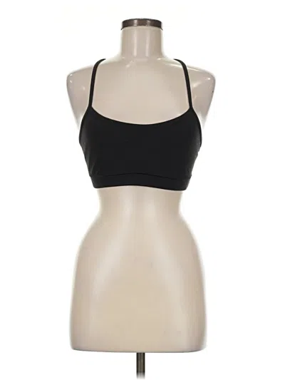 Pre-owned Lululemon Athletica Tank Top Black Halter Neckline Tops