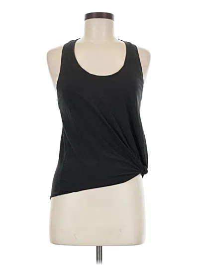 Pre-owned Lululemon Athletica Tank Top Black Halter Neckline Tops