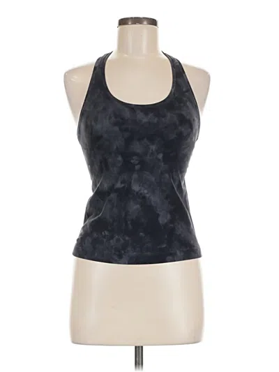 Pre-owned Lululemon Athletica Tank Top Black Halter Neckline Tops