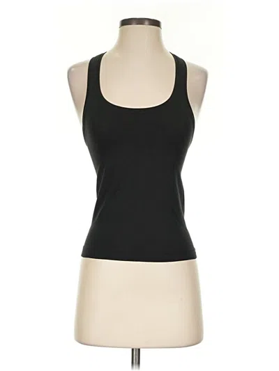 Pre-owned Lululemon Athletica Tank Top Black Halter Neckline Tops