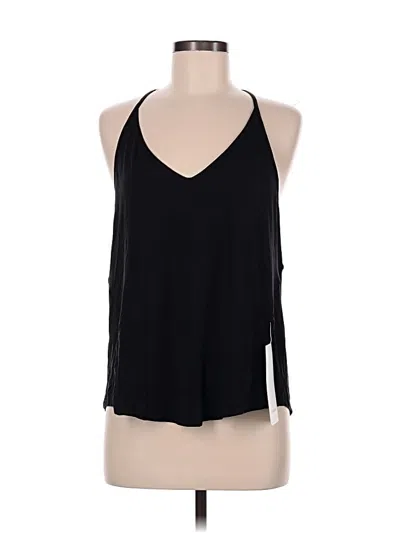 Lululemon Athletica Tank Top Black Halter Neckline Tops