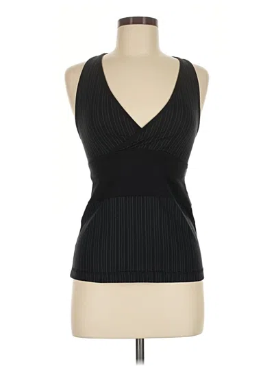 Pre-owned Lululemon Athletica Tank Top Black Halter Neckline Tops
