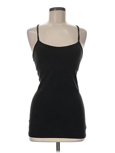 Pre-owned Lululemon Athletica Tank Top Black Halter Neckline Tops