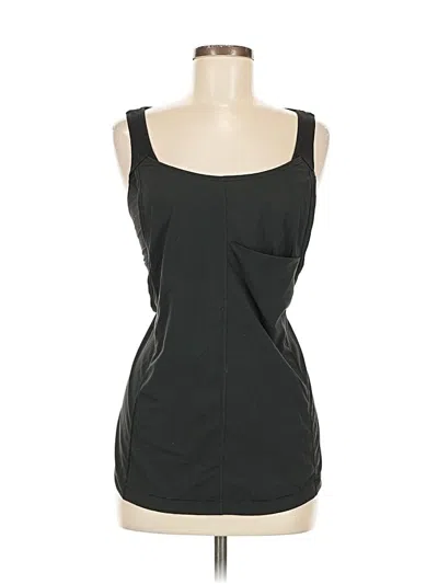 Pre-owned Lululemon Athletica Tank Top Black Strapless Neckline Tops