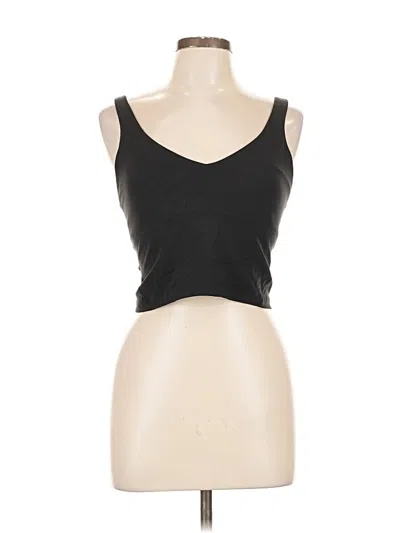 Pre-owned Lululemon Athletica Tank Top Black Strapless Neckline Tops