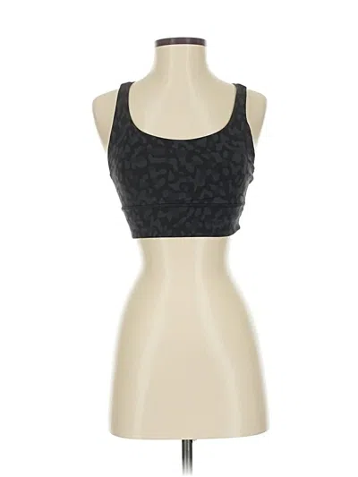 Pre-owned Lululemon Athletica Tank Top Black Strapless Neckline Tops