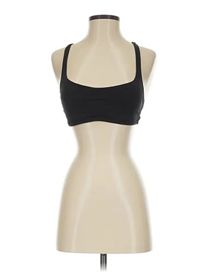 Pre-owned Lululemon Athletica Tank Top Black Strapless Neckline Tops