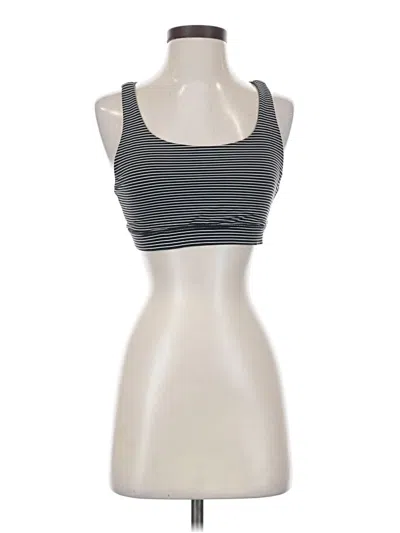 Pre-owned Lululemon Athletica Tank Top Black Strapless Neckline Tops