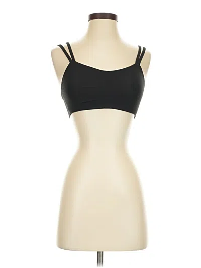 Pre-owned Lululemon Athletica Tank Top Black Strapless Neckline Tops