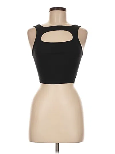 Pre-owned Lululemon Athletica Tank Top Black Strapless Neckline Tops