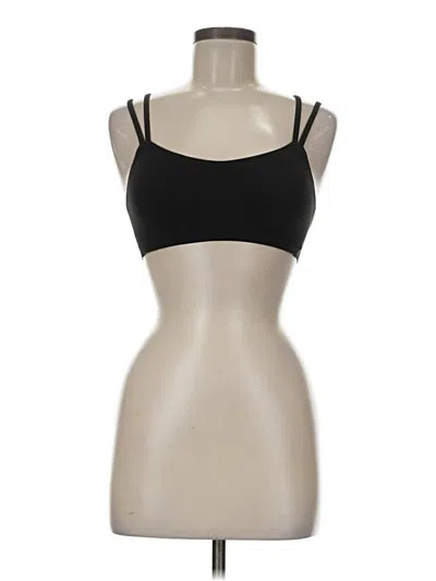 Pre-owned Lululemon Athletica Tank Top Black Strapless Neckline Tops