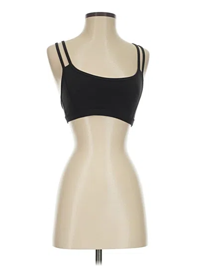 Pre-owned Lululemon Athletica Tank Top Black Strapless Neckline Tops