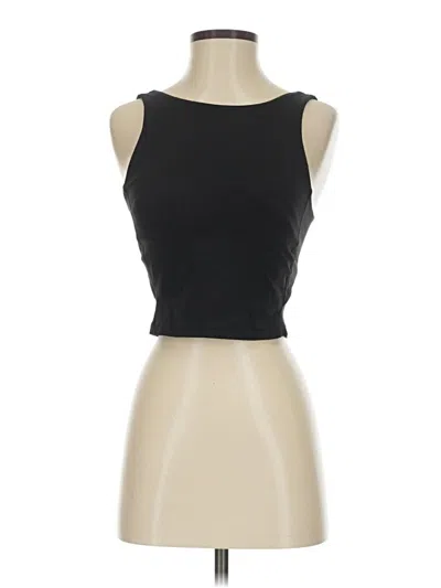 Pre-owned Lululemon Athletica Tank Top Black Strapless Neckline Tops