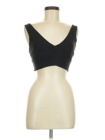 Pre-owned Lululemon Athletica Tank Top Black Strapless Neckline Tops