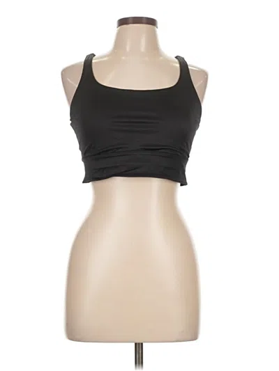 Pre-owned Lululemon Athletica Tank Top Black Strapless Neckline Tops