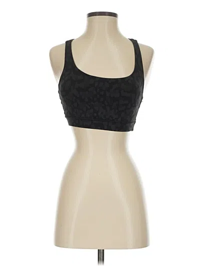 Pre-owned Lululemon Athletica Tank Top Black Strapless Neckline Tops