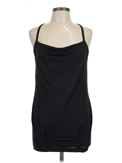 Pre-owned Lululemon Athletica Tank Top Black Strapless Neckline Tops