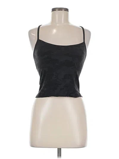Pre-owned Lululemon Athletica Tank Top Black Strapless Neckline Tops