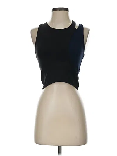 Pre-owned Lululemon Athletica Tank Top Black Strapless Neckline Tops