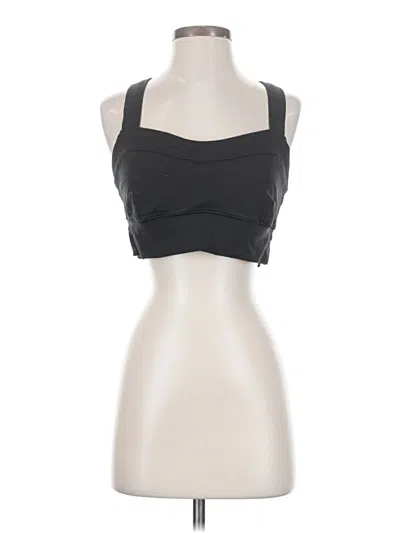 Pre-owned Lululemon Athletica Tank Top Black Strapless Neckline Tops
