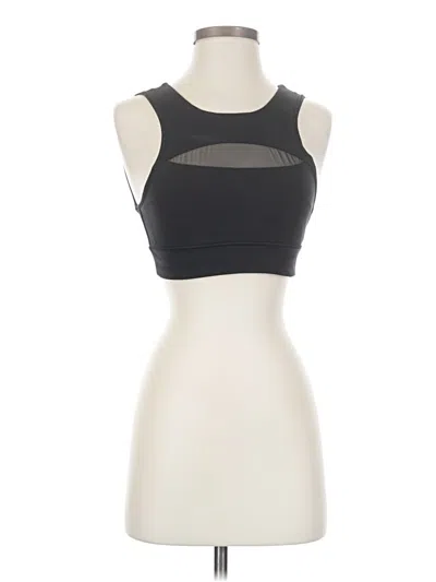 Pre-owned Lululemon Athletica Tank Top Black Strapless Neckline Tops