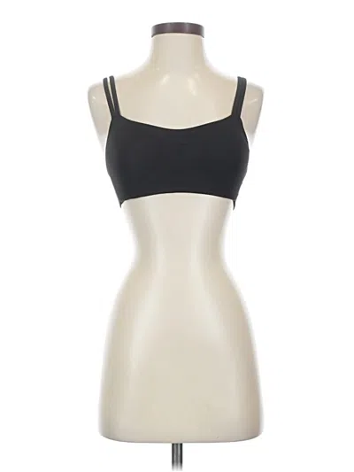 Pre-owned Lululemon Athletica Tank Top Black Strapless Neckline Tops