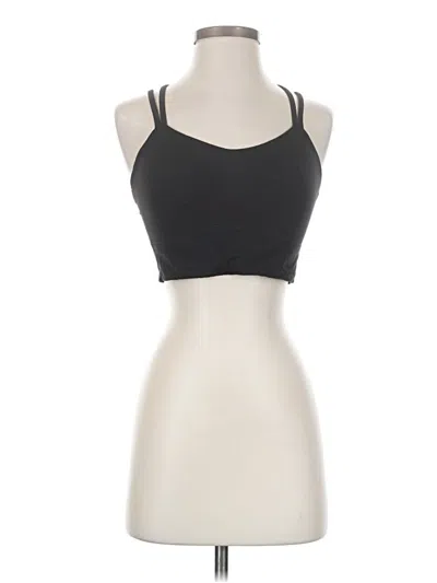 Pre-owned Lululemon Athletica Tank Top Black Strapless Neckline Tops