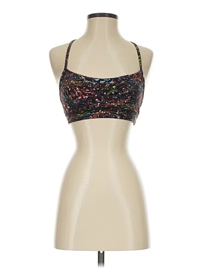 Pre-owned Lululemon Athletica Tank Top Black Strapless Neckline Tops