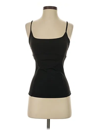 Pre-owned Lululemon Athletica Tank Top Black Strapless Neckline Tops