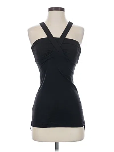 Pre-owned Lululemon Athletica Tank Top Black Strapless Neckline Tops