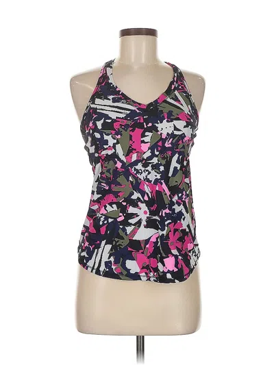 Pre-owned Lululemon Athletica Tank Top Blue Halter Neckline Tops