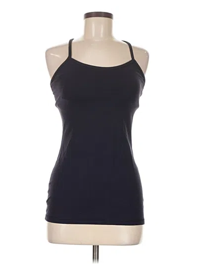 Pre-owned Lululemon Athletica Tank Top Blue Halter Neckline Tops