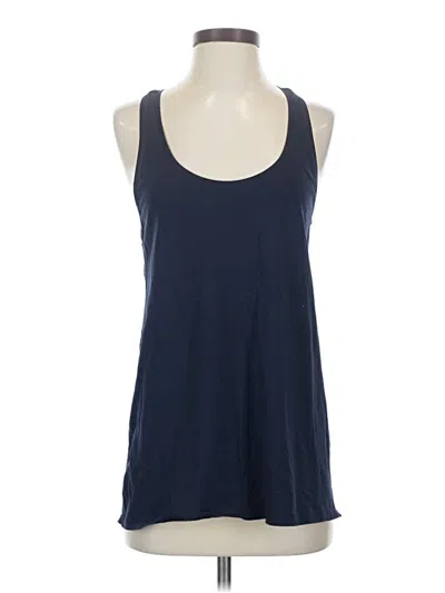 Pre-owned Lululemon Athletica Tank Top Blue Halter Neckline Tops