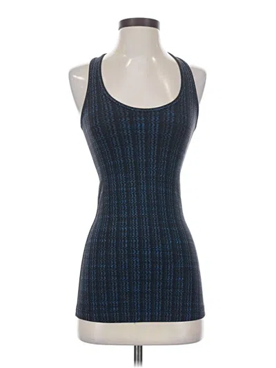 Pre-owned Lululemon Athletica Tank Top Blue Square Neckline Tops