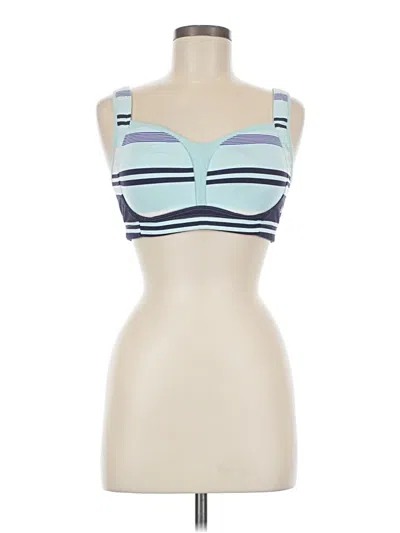 Pre-owned Lululemon Athletica Tank Top Blue Strapless Neckline Tops