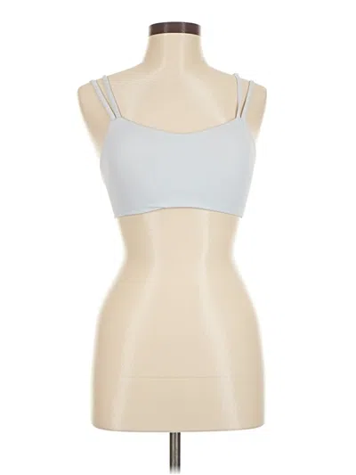 Pre-owned Lululemon Athletica Tank Top Blue Strapless Neckline Tops
