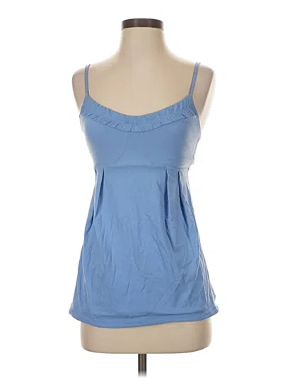 Pre-owned Lululemon Athletica Tank Top Blue Strapless Neckline Tops