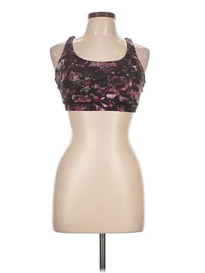 Pre-owned Lululemon Athletica Tank Top Brown Halter Neckline Tops