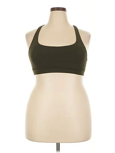 Pre-owned Lululemon Athletica Tank Top Brown Halter Neckline Tops
